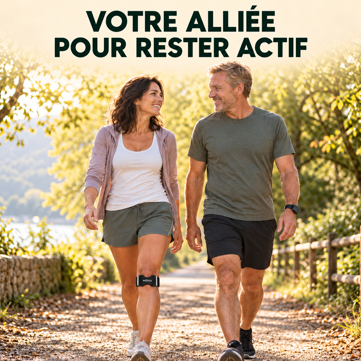 MOVA | Sangle de maintien du genou