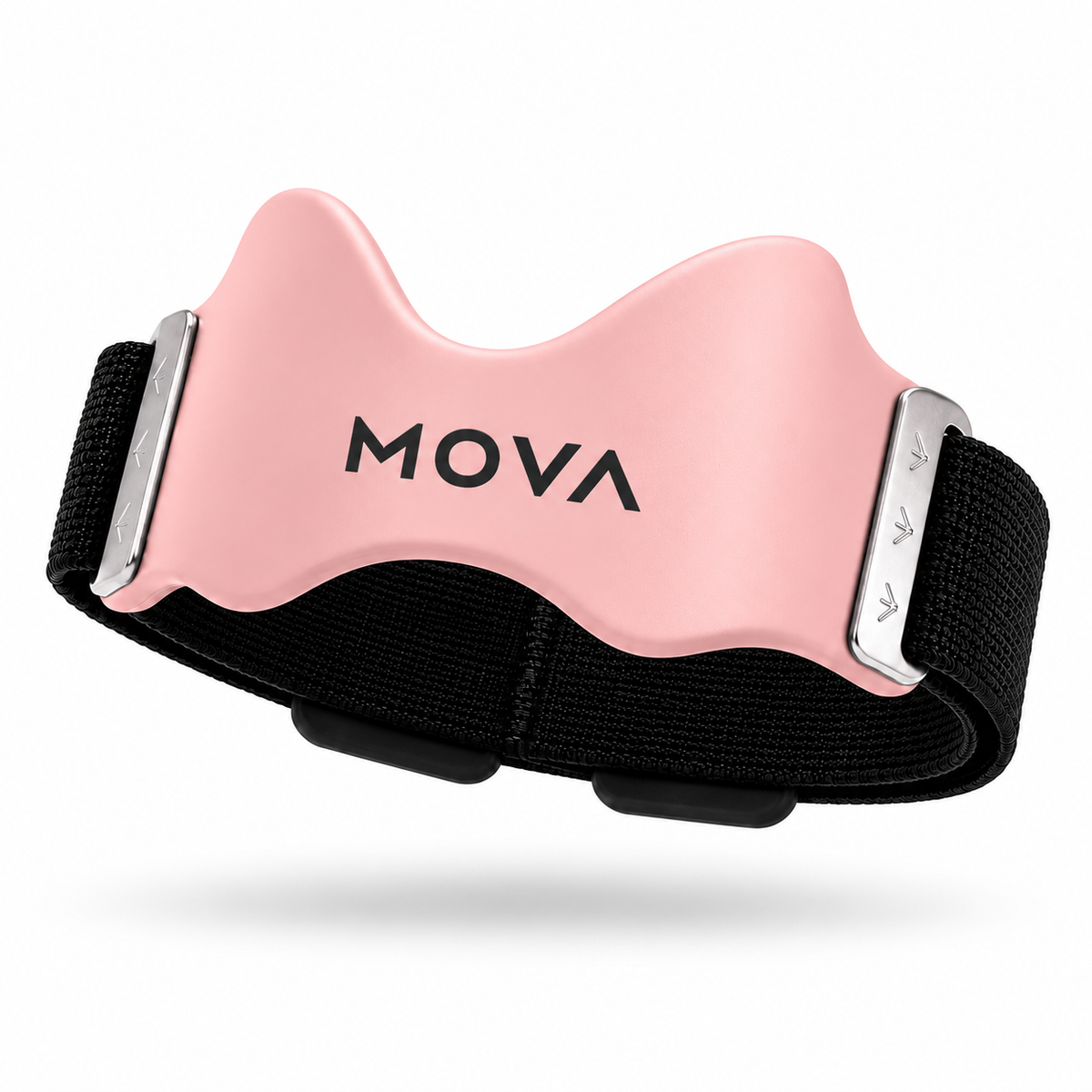 Sangle de maintien du genou MOVA coloris rose